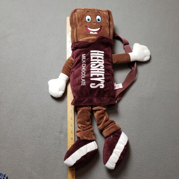 Hershey Chocolate 25" Backpack  Collectible Orange and Brown Character Backpack - Picture 8 of 11